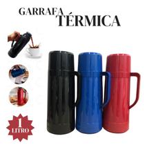 Garrafa Térmica P/ Café Chá Mantém Temperatura Quente Fria 1 Litro