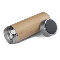 Garrafa Térmica para 400ml e Filtro em Inox para Chá Concept Wood - Desembrulha