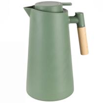 Garrafa Térmica Para Café Chá 1lt Fosca Cabo de Madeira