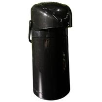 Garrafa Térmica para Café Chá em Plástico PP e Vidro Verona 600ml Preta