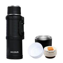 Garrafa Térmica Parede Dupla 2,5 L para Café Suco Água Camping Academia Passeio Caminhada Aço Inox Alça Reforçada