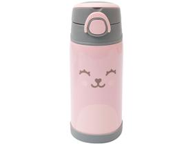 Garrafa termica parede dupla 400 ml gumy- rosa ref. 12110