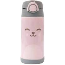 Garrafa Térmica Parede Dupla 400ml - Gumy Rosa Buba Garrafa Térmica Parede Dupla 400ml - Gumy Rosa Buba