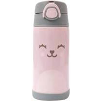 Garrafa Térmica Parede Dupla 400ml - Gumy Rosa Buba Garrafa Térmica Parede Dupla 400ml - Gumy Rosa Buba