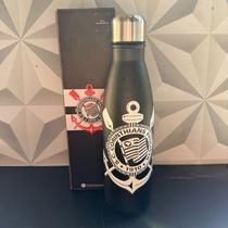 Garrafa térmica personalizada Corinthians time 500ml preta de inox de água garrafinha de agua termica timao infantil Garrafa térmica personalizada Corinthians time 500ml preta de inox de água garrafinha de agua termica timao infantil