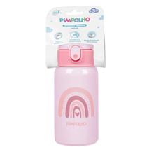 Garrafa Térmica Pimpolho Feminino 400ml Rosa/Arco Iris 94691