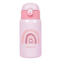 Garrafa Térmica Pimpolho Inox 400ml Com Canudo Infantil