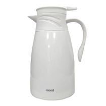Garrafa Térmica Plástica Bule 1L Cafés Chás Branco - Mood Garrafa Térmica Plástica Bule 1L Cafés Chás Branco - Mood