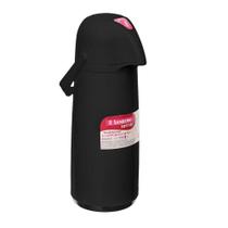 Garrafa Térmica Plástica Expressar Preta 1L Termic Sanremo