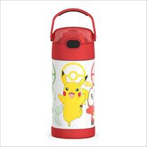 Garrafa Térmica Pokémon Thermos Funtainer 355ml Vermelho - Nova Importação