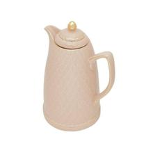 Garrafa Térmica Porcelana Renda Rosa Claro Wolff 900ml