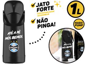 Garrafa Térmica Pressão 1,8 L Magic Pump Termolar - Grêmio