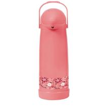 Garrafa Térmica Pressão Nobile Decorada 1,9 litros Pêssego Primavera - MOR
