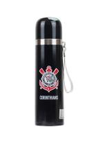 Garrafa Térmica Preta Corinthians 500ml Oficial Garrafa Térmica Preta Corinthians 500ml Oficial
