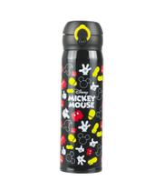 Garrafa Térmica Preta Mickey Disney 400 ml - Taimes Garrafa Térmica Preta Mickey Disney 400 ml - Taimes