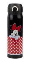 Garrafa Térmica Preta Minnie Mouse 400ml Disney