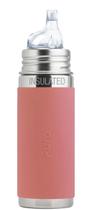 Garrafa Térmica Pura Kiki com Canudo - 260ml - Aço Inoxidável Rosa