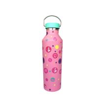 Garrafa Térmica Rebecca Bonbon 500ml Em Aço Inoxidável Tampa Com Alça Mantém Quente/Frio Escolar Juvenil Licenciado Clio