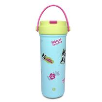 Garrafa Térmica Rebecca Bonbon Tipo Copo Com 2 Formas De Beber Azul ou Lilás Clio