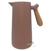 Garrafa Térmica Retrô Café Chá 1 Litro Nórdica Cabo Madeira Garrafa Térmica Retrô Café Chá 1 Litro Nórdica Cabo Madeira