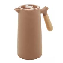 Garrafa Térmica Retrô Café Chá 1 Litro Nórdica Cabo Madeira Garrafa Térmica Retrô Café Chá 1 Litro Nórdica Cabo Madeira
