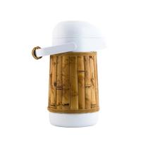 Garrafa Térmica Revestida De Bambu Natural 500ml