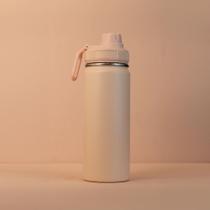 Garrafa Térmica Rosa 570ml com Alça - Ideal para Bebidas Quentes e Frias!