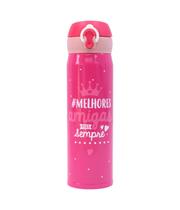 Garrafa Térmica Rosa Melhores Amigas Para Sempre 400ml Projeto Kiwi Garrafa Térmica Rosa Melhores Amigas Para Sempre 400ml Projeto Kiwi