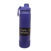 Garrafa Termica Roxa Ameixa Aco Inox 800ML Parede Dupla Isolamento a Vacuo 12hrs Garrafa Termica Roxa Ameixa Aco Inox 800ML Parede Dupla Isolamento a Vacuo 12hrs