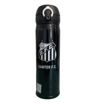 Garrafa Termica Santos Fc Squeeze Aço Inox Para Agua Cafe Garrafa Termica Santos Fc Squeeze Aço Inox Para Agua Cafe
