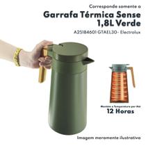 Garrafa Térmica Sense 1,8L Preto 12 Horas Electrolux Original A25184601 GTAEL30