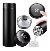 Garrafa Térmica Sensor Termômetro Temperatura Tampa Led Digital Display Aço Inoxidável 500ml Garrafa Térmica Sensor Termômetro Temperatura Tampa Led Digital Display Aço Inoxidável 500ml