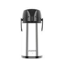 Garrafa termica single 1l inox/preto Garrafa termica single 1l inox/preto