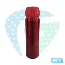 Garrafa Térmica Squeeze 500ml A Vácuo Aço Inox Viagem Café