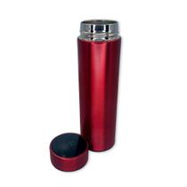 Garrafa Térmica Squeeze Digital 500ml Vermelha Com Medidor de Temperatura Portátil Inox Garrafa Térmica Squeeze Digital 500ml Vermelha Com Medidor de Temperatura Portátil Inox