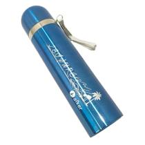 Garrafa Térmica Squeeze Em Aço Inox Azul - 650 Ml