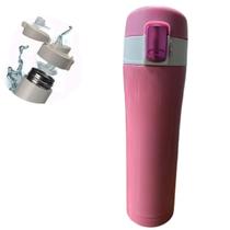 Garrafa Térmica Squeeze Inox 500ml - Rosa