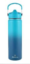 Garrafa Termica Straw Flask 650Ml Ocean Blue