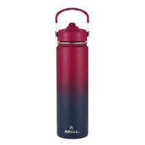Garrafa Térmica Straw Flask ARELL 650ML, com Isolamento a Vácuo, Wild Violet Garrafa Térmica Straw Flask ARELL 650ML, com Isolamento a Vácuo, Wild Violet