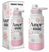 Garrafa Térmica Sun 850 ML Premium Dia das mães mensagens Cor: Mãe melhor amor do mundo
