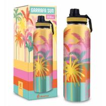 Garrafa Termica Sun 850ml Temas Tropical Coqueiros 14166 Garrafa Termica Sun 850ml Temas Tropical Coqueiros 14166