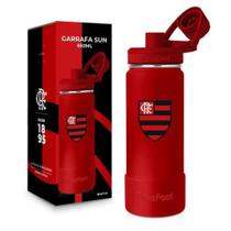 Garrafa Termica Sun Base Silicone Premium 850ml Times Flamengo Garrafa Termica Sun Base Silicone Premium 850ml Times Flamengo