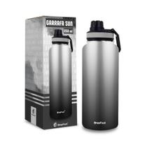 Garrafa Térmica Sun - Preto Degradê - 750ml - Brasfoot