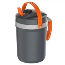 Garrafa Térmica Termolar fliptop 2,5L cinza