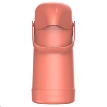 Garrafa Térmica Termolar Magic Pump 500ml Preto/Coral