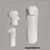 Garrafa térmica termolar magic pump branca 1l Garrafa térmica termolar magic pump branca 1l