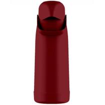 Garrafa Térmica Termolar Magic Pump de Vidro 1.8L Vermelha