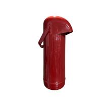 Garrafa térmica termolar magic pump vermelha 1l