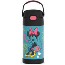 Garrafa Térmica Thermos Infantil com Canudo Disney Minnie 355ml