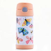 Garrafa Térmica Thermos Infantil Inox 355ml Canudo Com Alça Garrafa Térmica Thermos Infantil Inox 355ml Canudo Com Alça